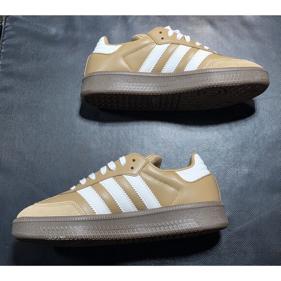 New Adidas SAMBA XLG Men\'s Size 10.5 Cardboard Brown White Gum Shoes JR0926 main image 13
